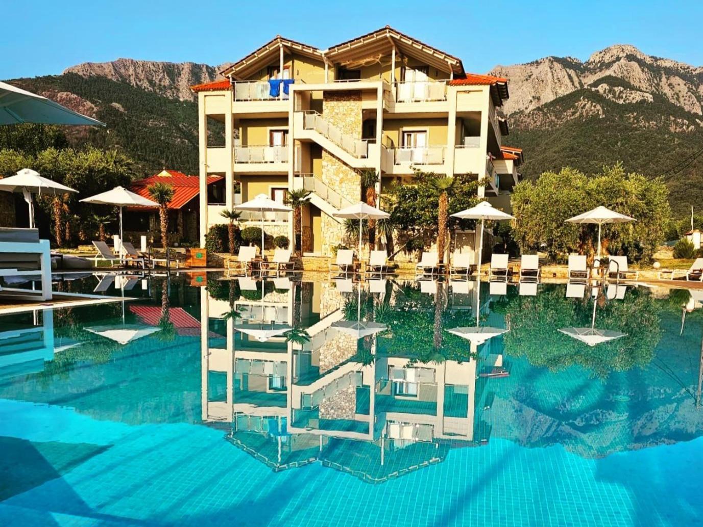 Korina Hotel Szkála Potamiász Kültér fotó