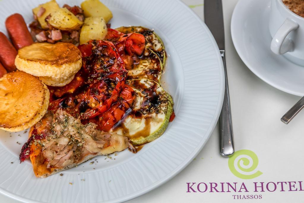 Korina Hotel Szkála Potamiász Kültér fotó